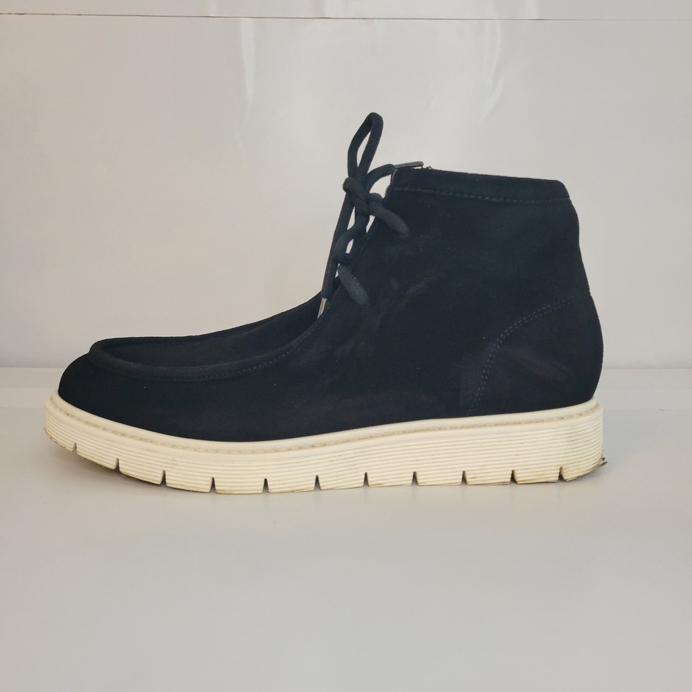 AQUATALIA Womens Kayden Black Suede‎ Boots Size 9.5 Booties Made in Italy
